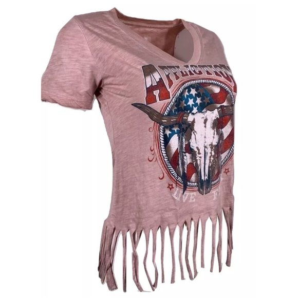 AFFLICTION Women's T-Shirt S/S DESERT RIDE Tee - Picture 5 of 9